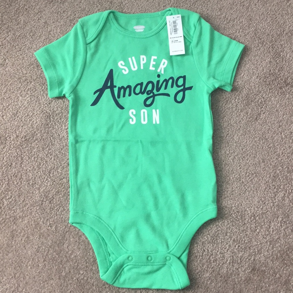 NWT - Old Navy - Graphic Bodysuit for Baby Boy